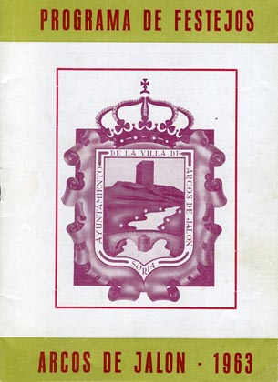 Fiestas patronales en honor al Cristo de la Buena Muerte 1963 Arcos de Jalón